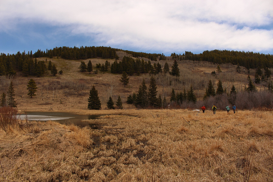 Waterproof boots help here!