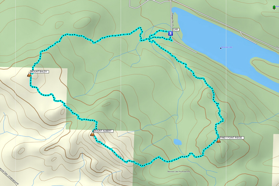 A perfect hike to do when the weather is imperfect.