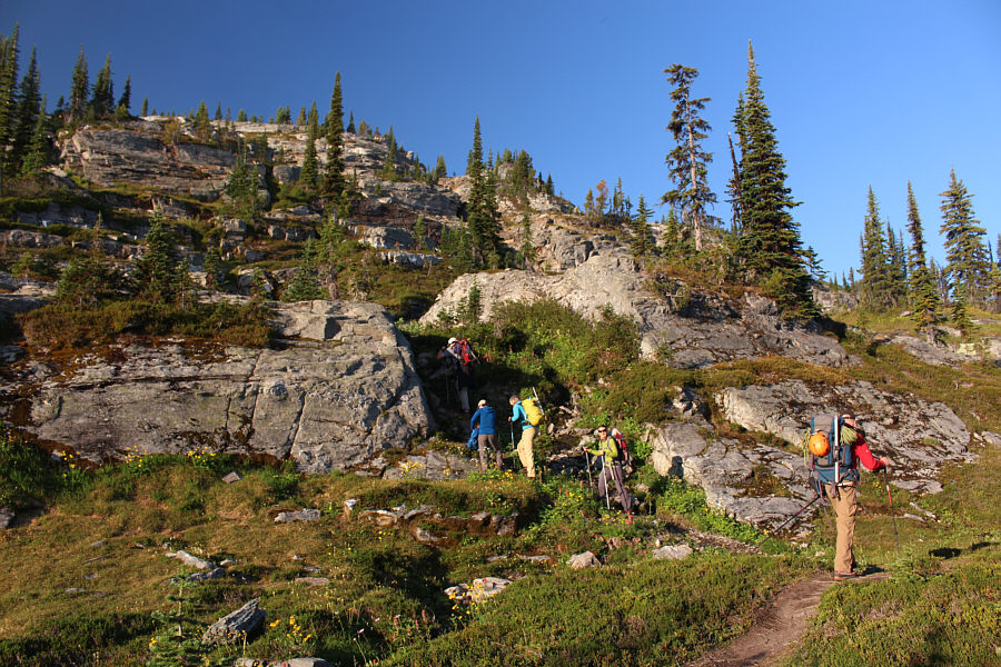 Not exactly an alpine start, but we got all day!