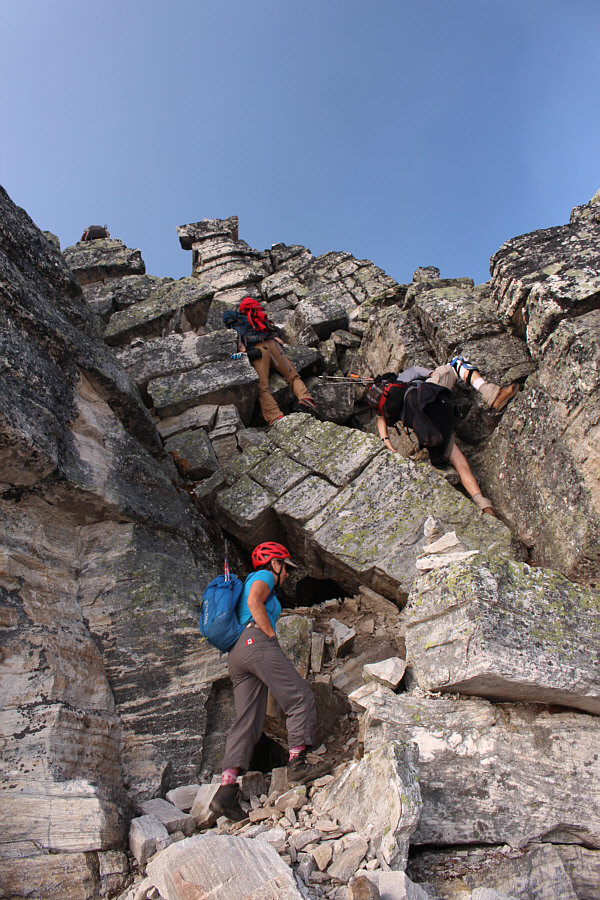 Lotsa hands-on scrambling starting from here!