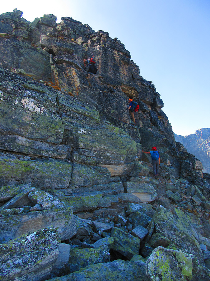 If desired, you can easily find more challenging lines off-route!