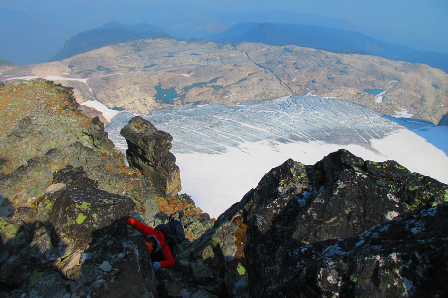 Not as exposed as it seems in this photo!