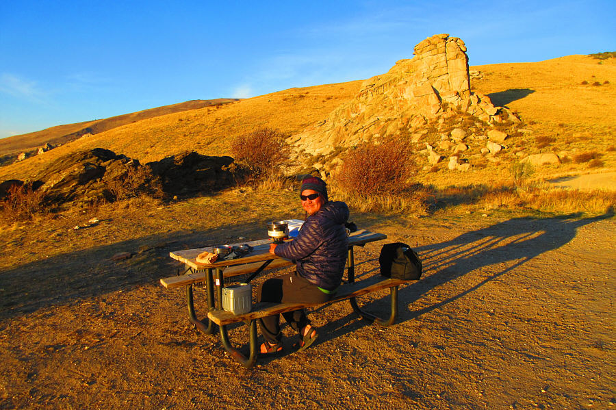 Because a fee is required, we did not camp here for the night.