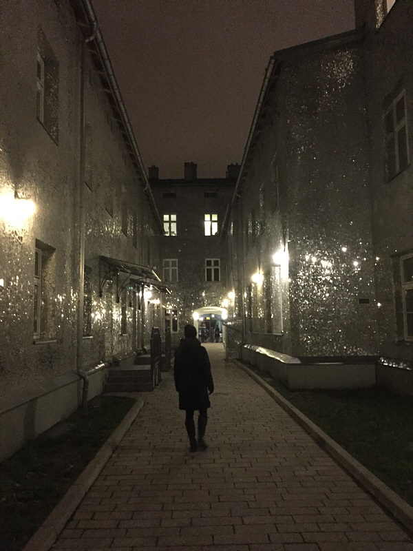 They locked the gate behind us shortly after we entered this alley, and we had some difficulty finding our way out!