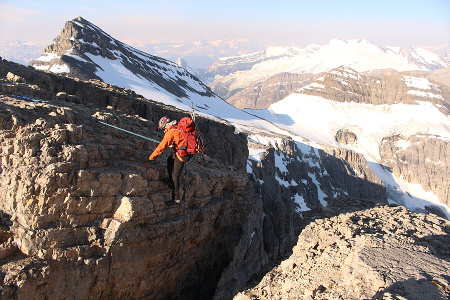 I've read that some people jump across...hmmm...