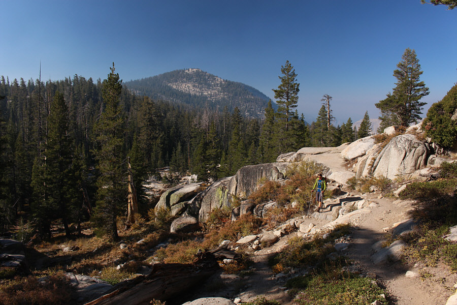 Climbing back up this at the end of the hike sucks just a little!