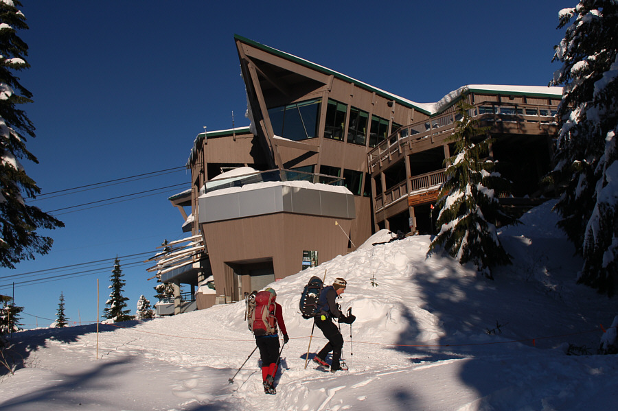 It took us about an hour and fifty minutes to get up here.