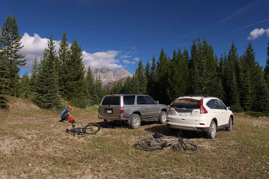 You can drive a bit further up the logging road, but it's really not worth it.