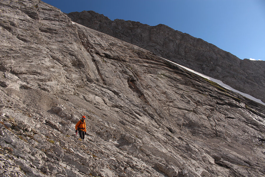 At one point during our ascent, we actually considred gaining the northwest ridge in the background.