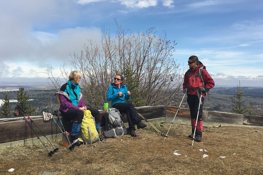 Note the sunglasses left hanging in the tree; Marta would actually take the sunglasses and wear them!