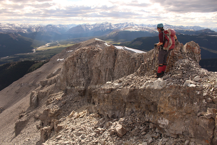We didn't even stop to take a summit photo!