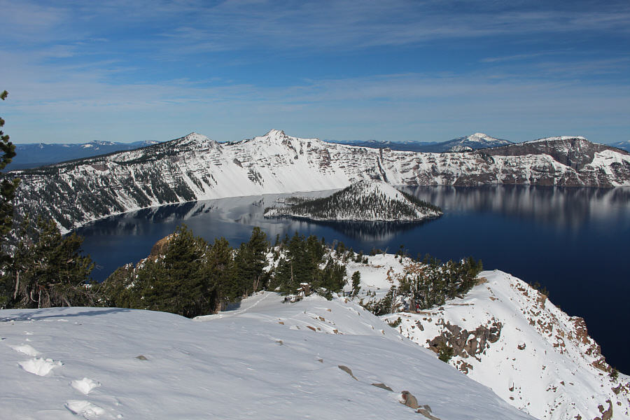 Wouldn't it be cool to ski Wizard Island?