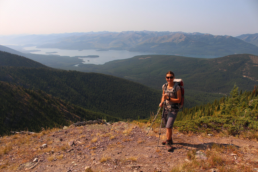 Zosia still looks fresh after climbing about 800 metres over a distance of 2.5 kilometres!