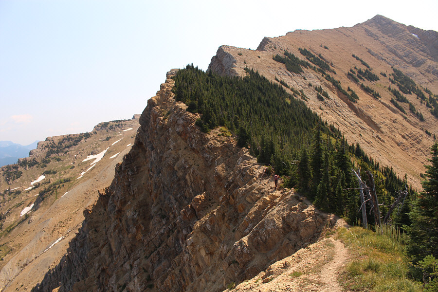 If the mild exposure bothers you here, you might not want to continue going up...