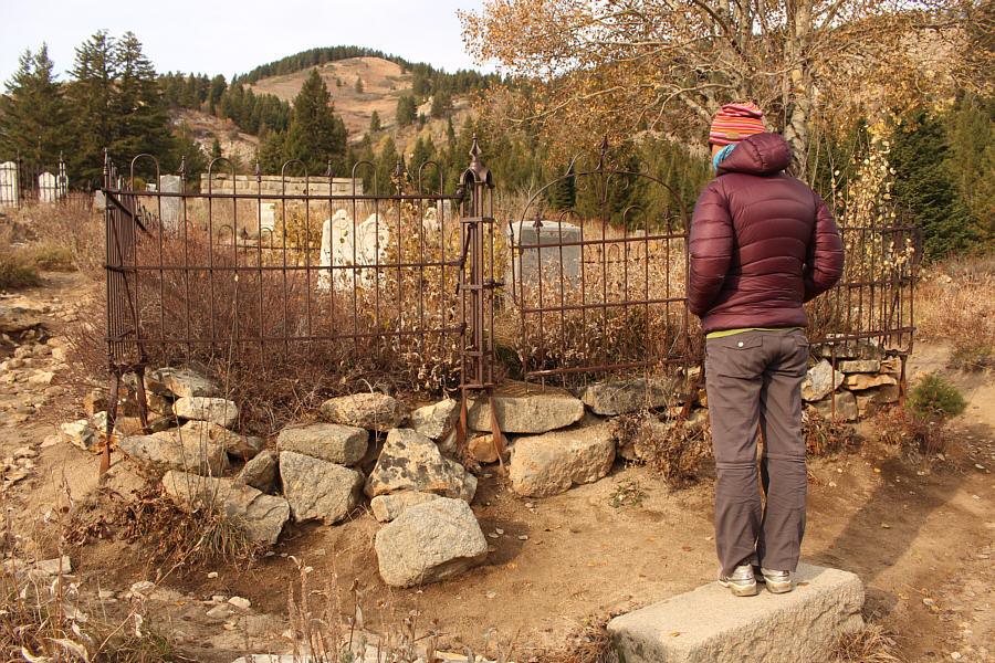 Many of the graves are for children that died quite young.