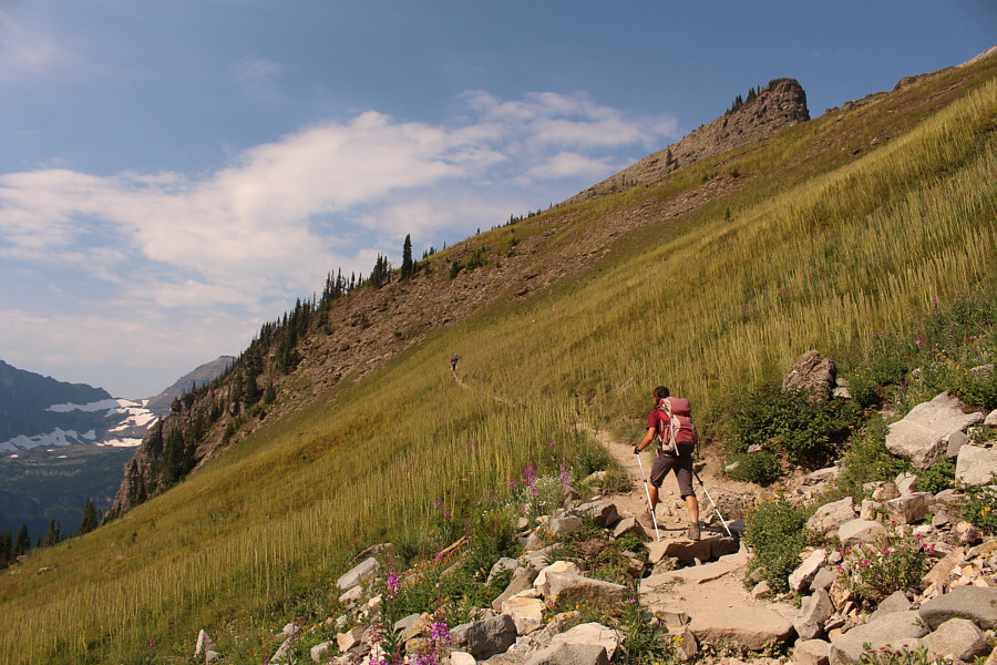 People actually get hurt hiking up and down this switchback!