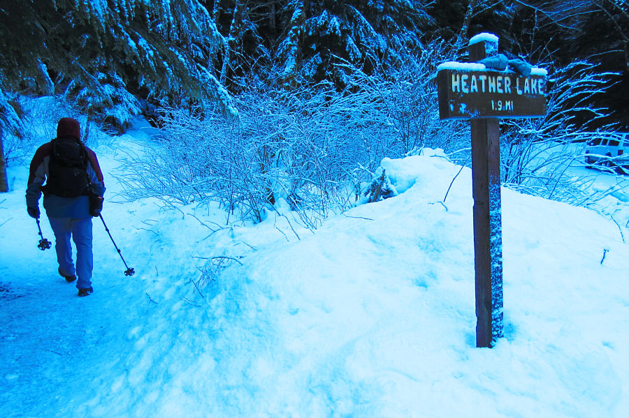 Not much to see between here and the lake!