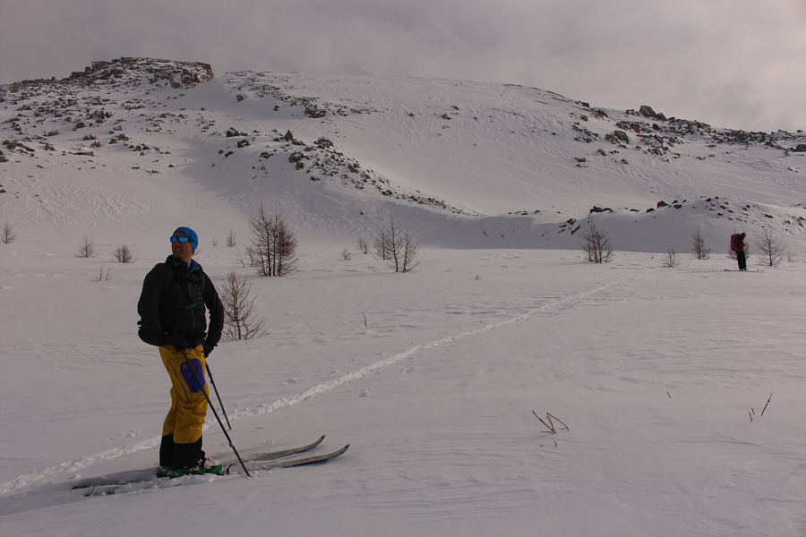I briefly thought about skiing down these slopes...very briefly!
