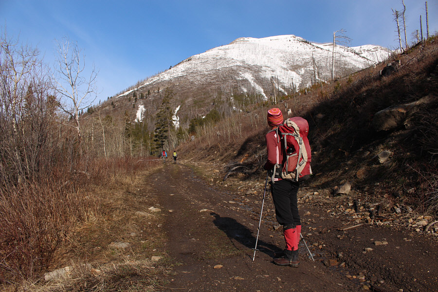Looks pretty straightforward...as long as there's no post-holing in the snow!