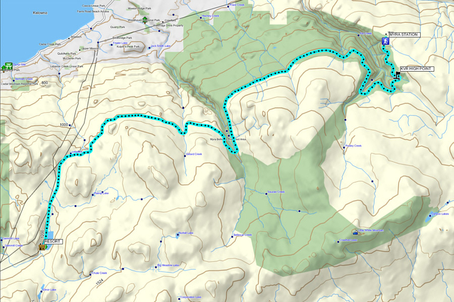 Myra Canyon lived up to its reputation, but the rest of the ride? Meh!