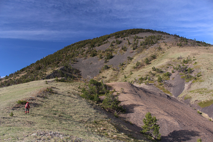 Nothing complicated here, but it's still a steep grunt ahead.