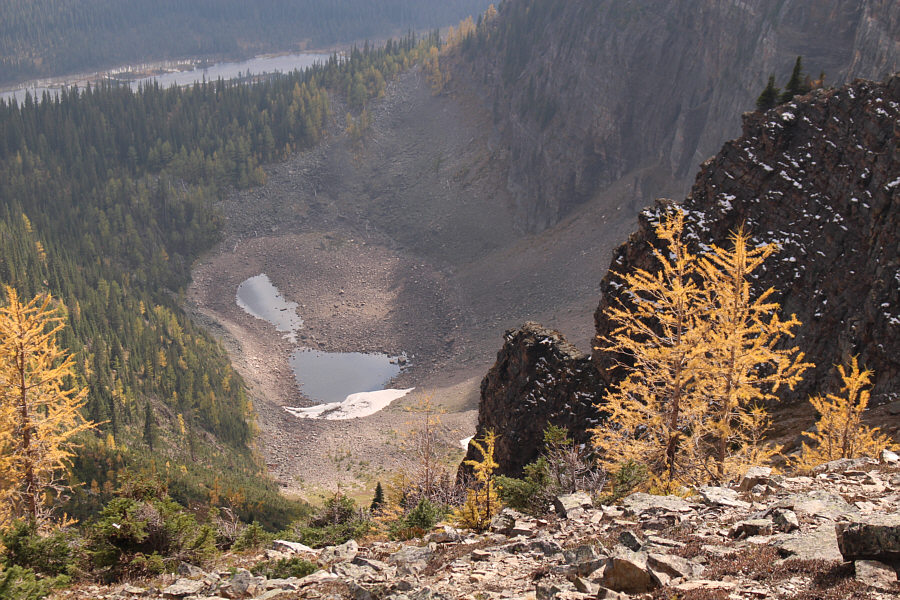 Death throes of a lake?