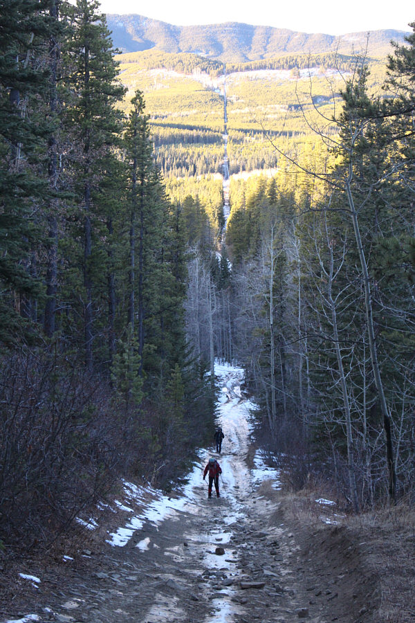 Very icy here...bring ice cleats!