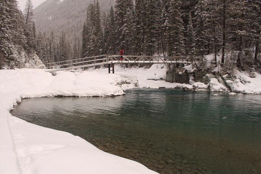 The water is unbelievably clear.