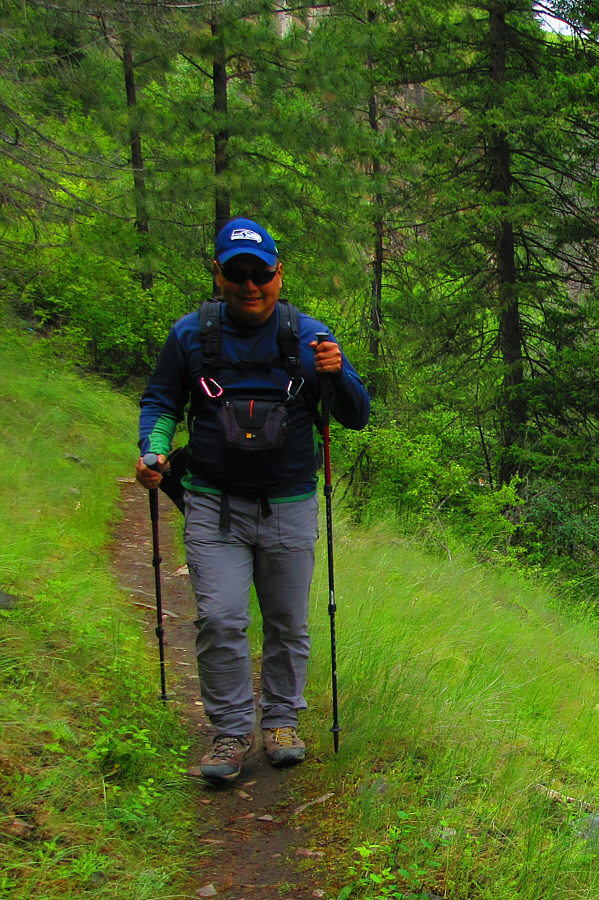 Unlike Zosia, I have to stop occasionally to catch my breath!