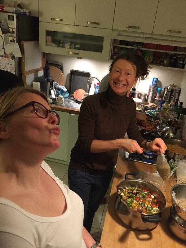 There is a LOT of food...