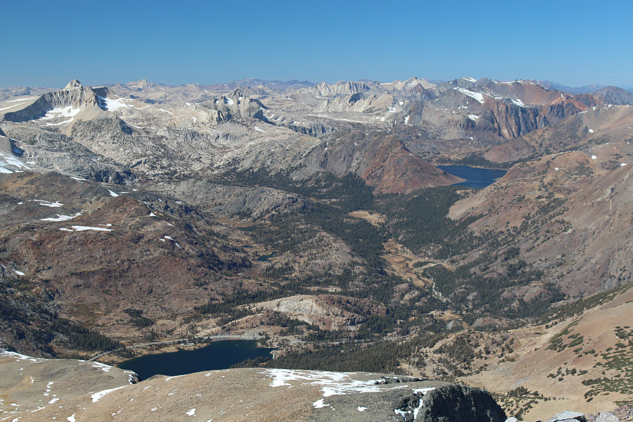 Later that night, we would end up camping somewhere in the valley at right.