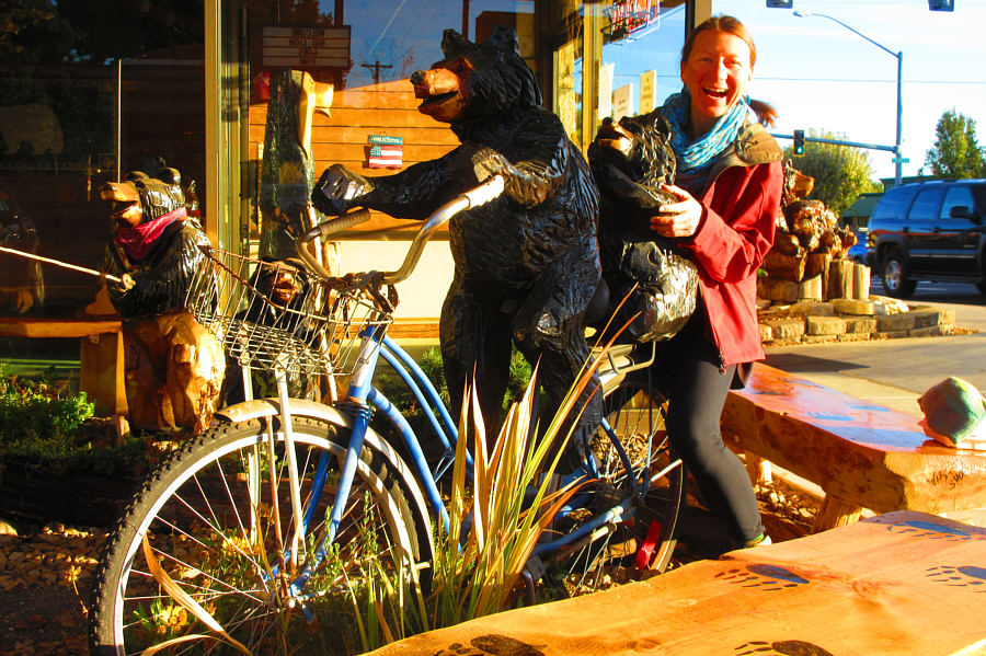 What? No bike helmets??