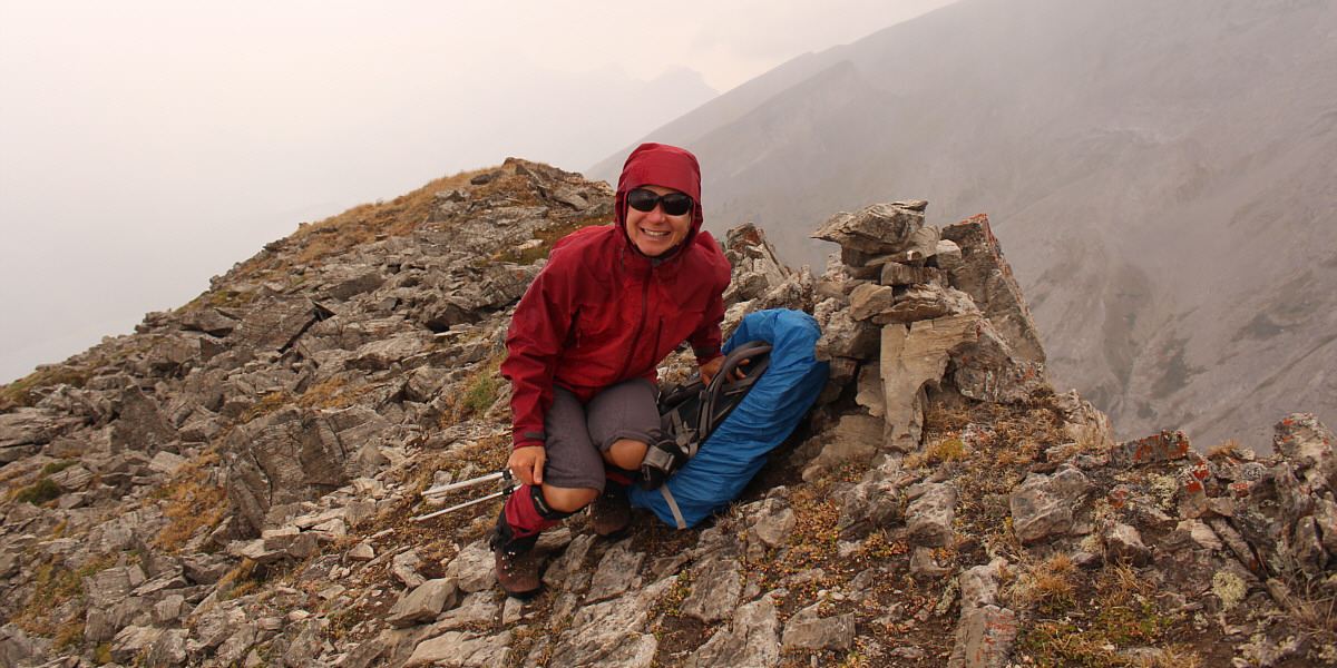 Zosia has been up here before but in winter conditions.