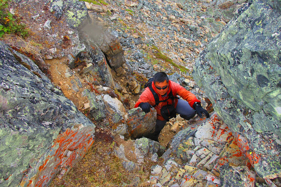 Best scrambling of the day!