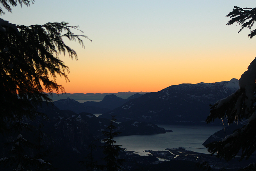 The end of a most beautiful day.