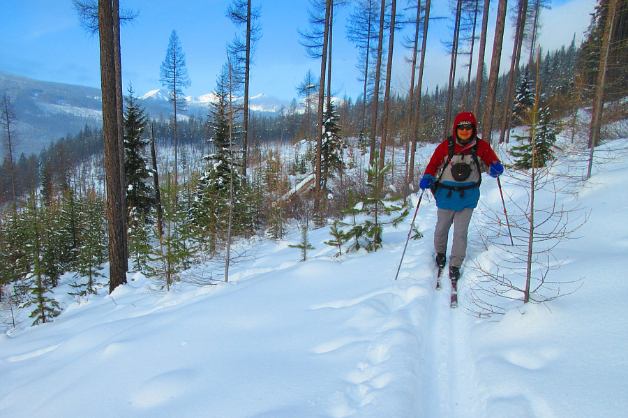 When do we get a nice downhill run?? (Never!)