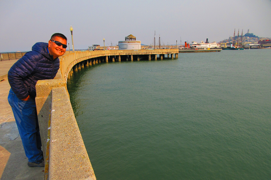 For such a busy harbour, the water is remarkably clean.