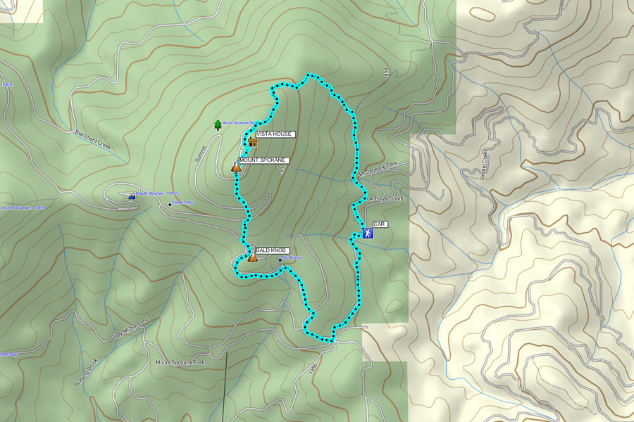 You're allowed to drive up to the summit in the summer? Hmmm...