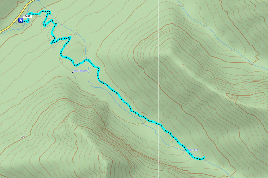 Nothing extraordinary about this ski tour but a good one to do when the avalanche rating is "Considerable" or higher.