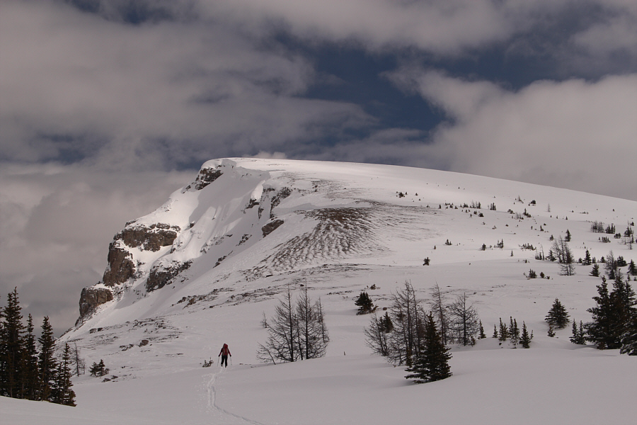 It's about another 150 metres of elevation gain to the top from here.