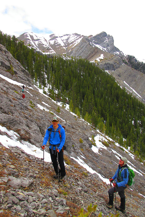 The traverse is a little trickier than it looks...