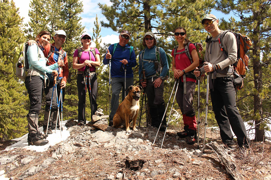 According to my GPS, this is the true summit.