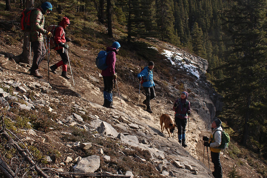Bob says that the mountain bikers must "take some air"!