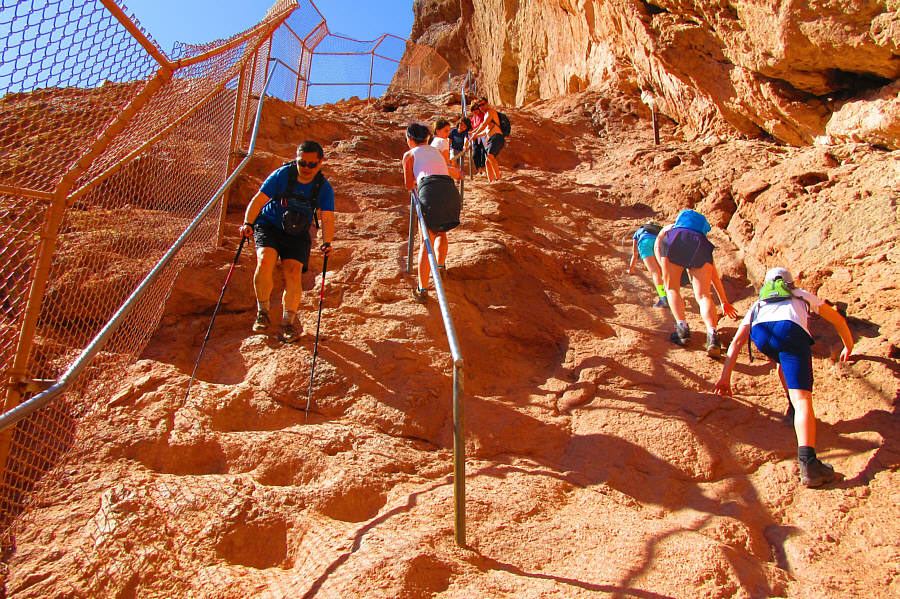 For the record, I did not touch any of the handrails!