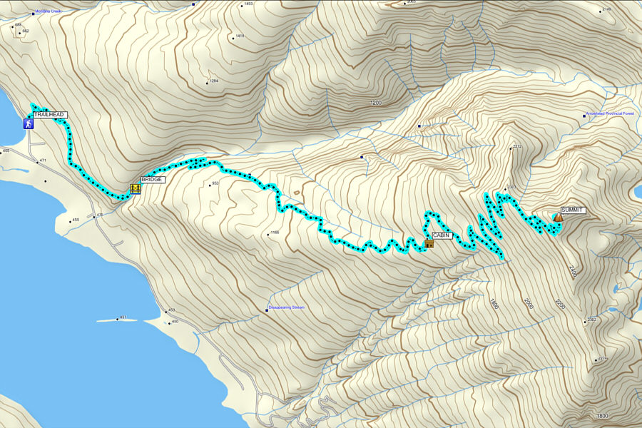 In terms of elevation gain and distance, it's comparable to climbing Mount Whitney.