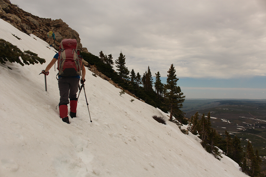 We should have brought our skis!