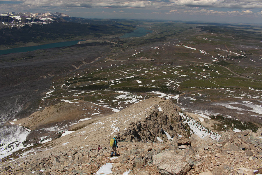 Even while descending, I have a hard time keeping up with the Polish women!