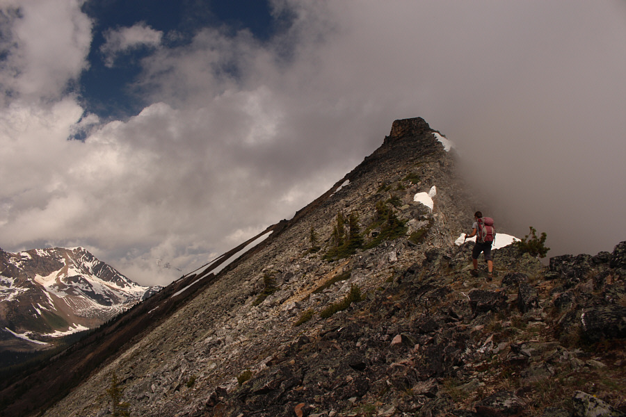 The high point is not visible from here.
