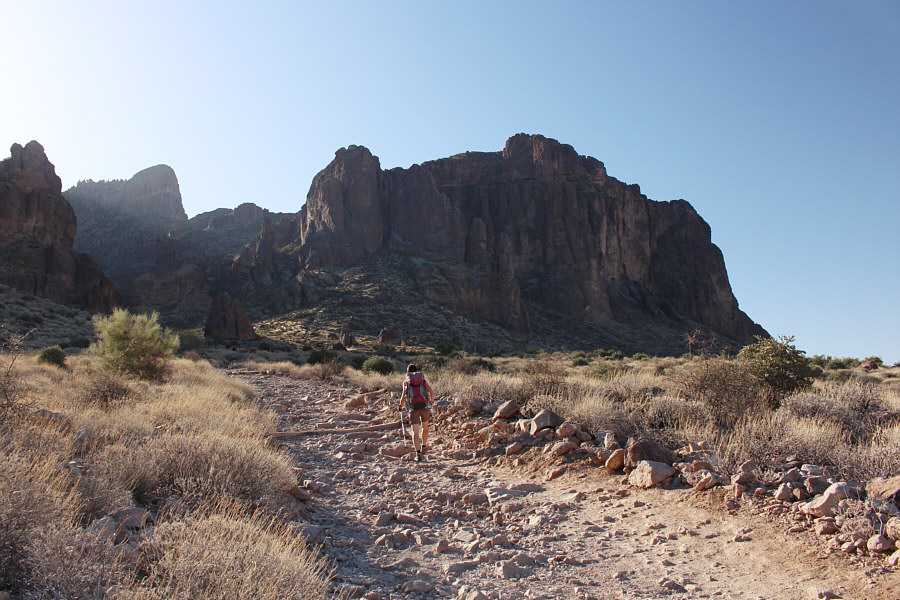 It took us 70 minutes to get here from our trailhead. 