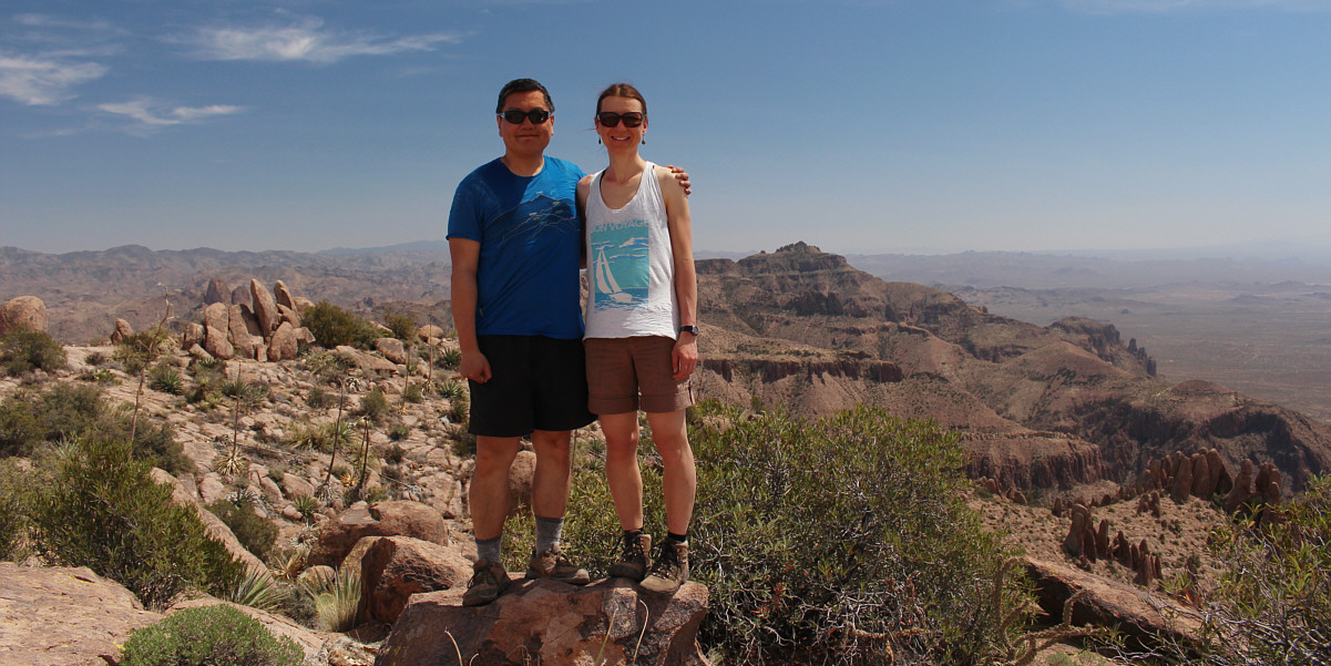 Whew! It's bloody hot up here!